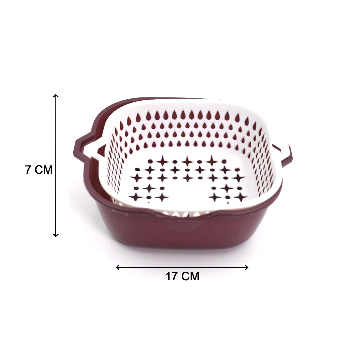 2783 2 In 1 Basket Strainer To Rinse Various Types Of Items Like Fruits, Vegetables Etc. DeoDap 2783 2 In 1 Basket Strainer To Rinse Various Types Of Items Like Fruits, Vegetables Etc. DeoDap